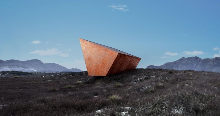 This is how Earth's Black Box will look like in the Australian desert. Credit: Earthsblackbox