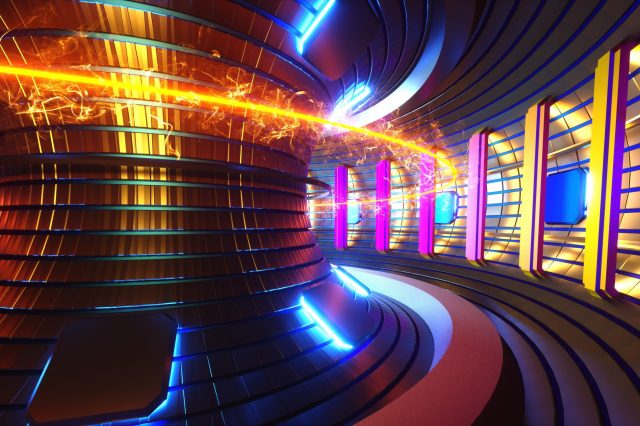 3D artist's impression of China's artificial sun - the EAST nuclear fusion reactor. Credit: DepositPhotos