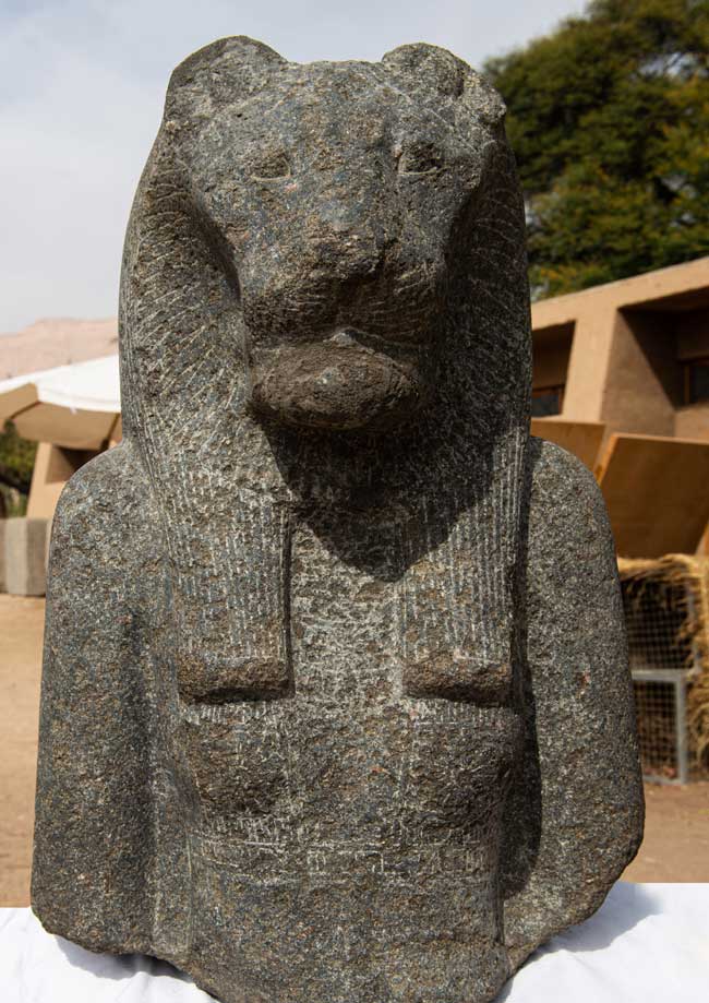 Statue of Sekhmet. Credit: Ministry of Tourism and Antiquities