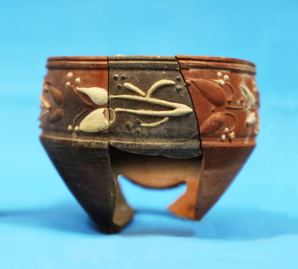 A barbotine bowl. Credit: University of Milan