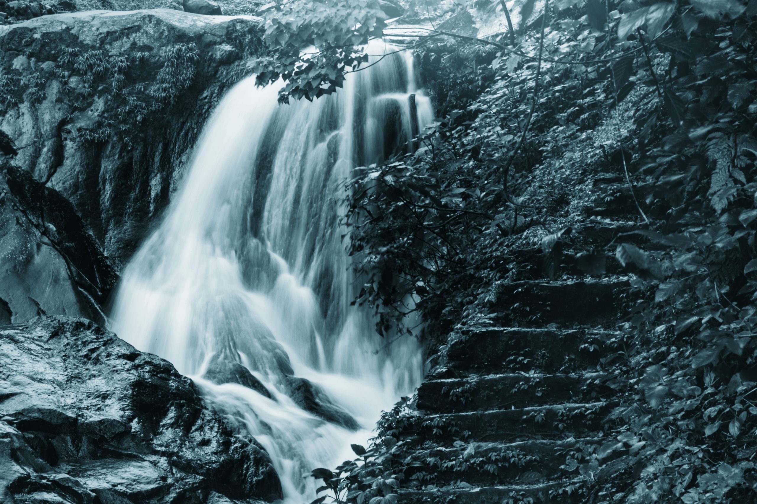 An image of a waterfall. Depositphotos.
