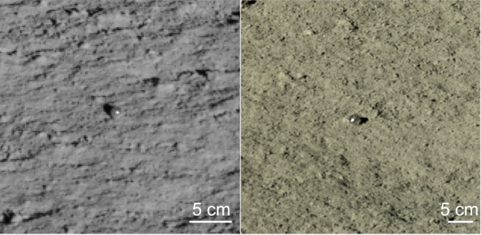 Glass spheres discovered on the far side of the moon. Credit: Xiao et al., Science Bulletin, 2022