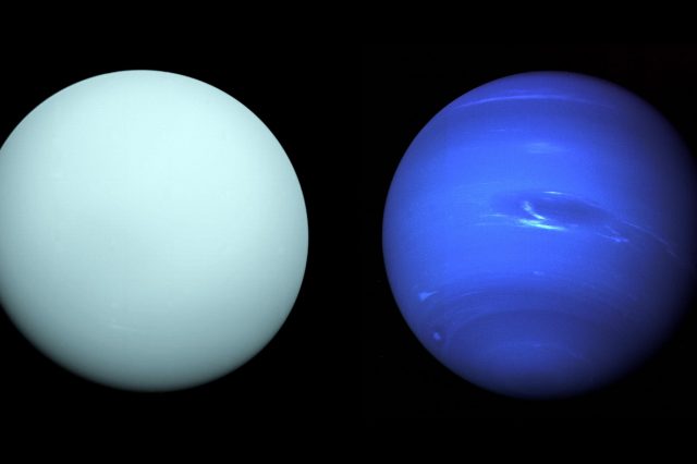 Uranus and Neptune. Credit: NASA