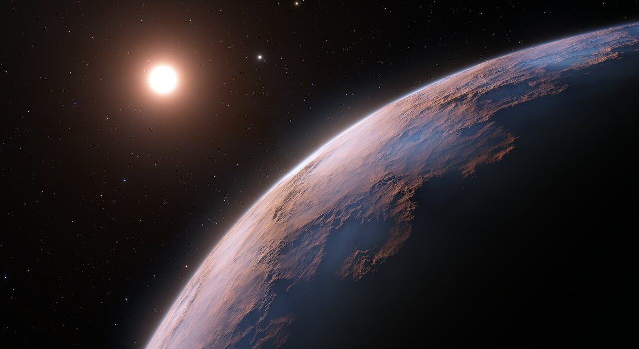 Artist's impression of the new exoplanet in Proxima Centauri. Credit: L. Calçada / ESO