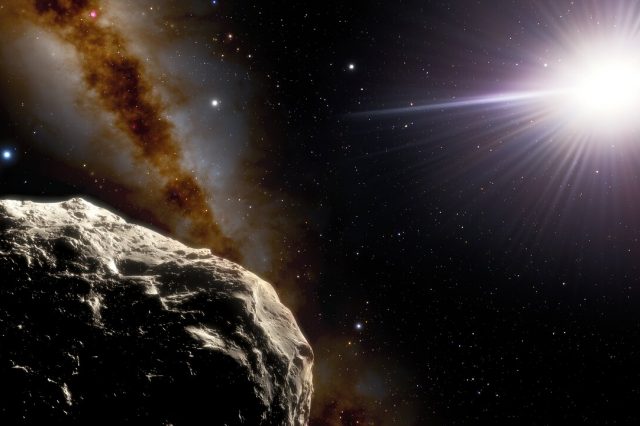 Artist's impression of near-Earth Trojan asteroid 2020 XL5. Credit: NOIRLab/NSF/AURA/J. da Silva/Spaceengine