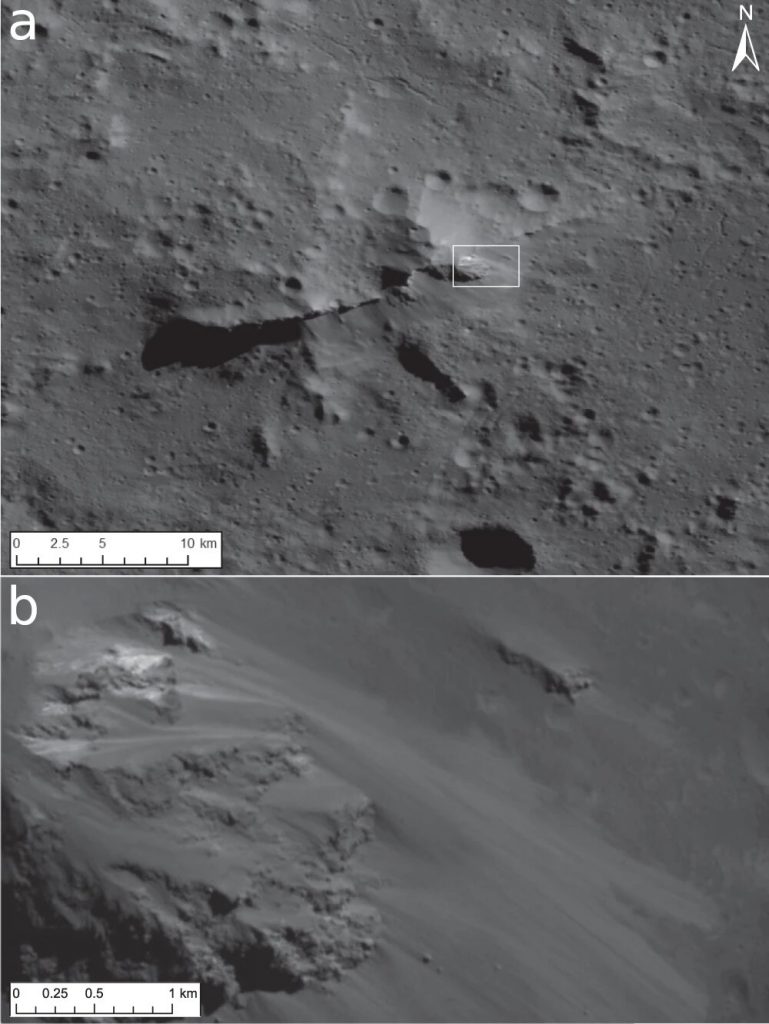 The central ridge of the Urvara crater. Credit: A. Nathues