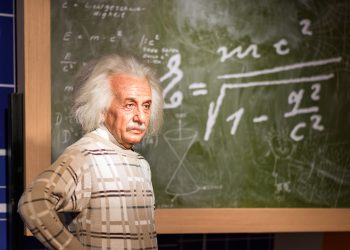 Waxwork of Albert Einstein. Depositphotos.