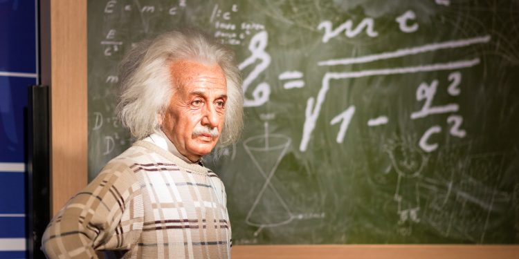 Waxwork of Albert Einstein. Depositphotos.