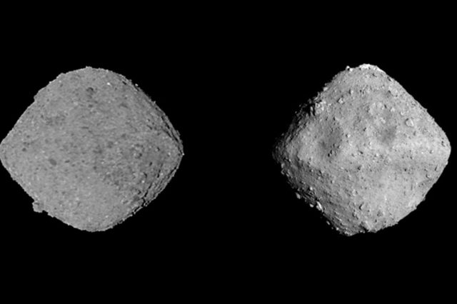 Images of asteroid Bennu. Credit: ESA
