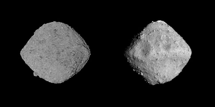 Images of asteroid Bennu. Credit: ESA