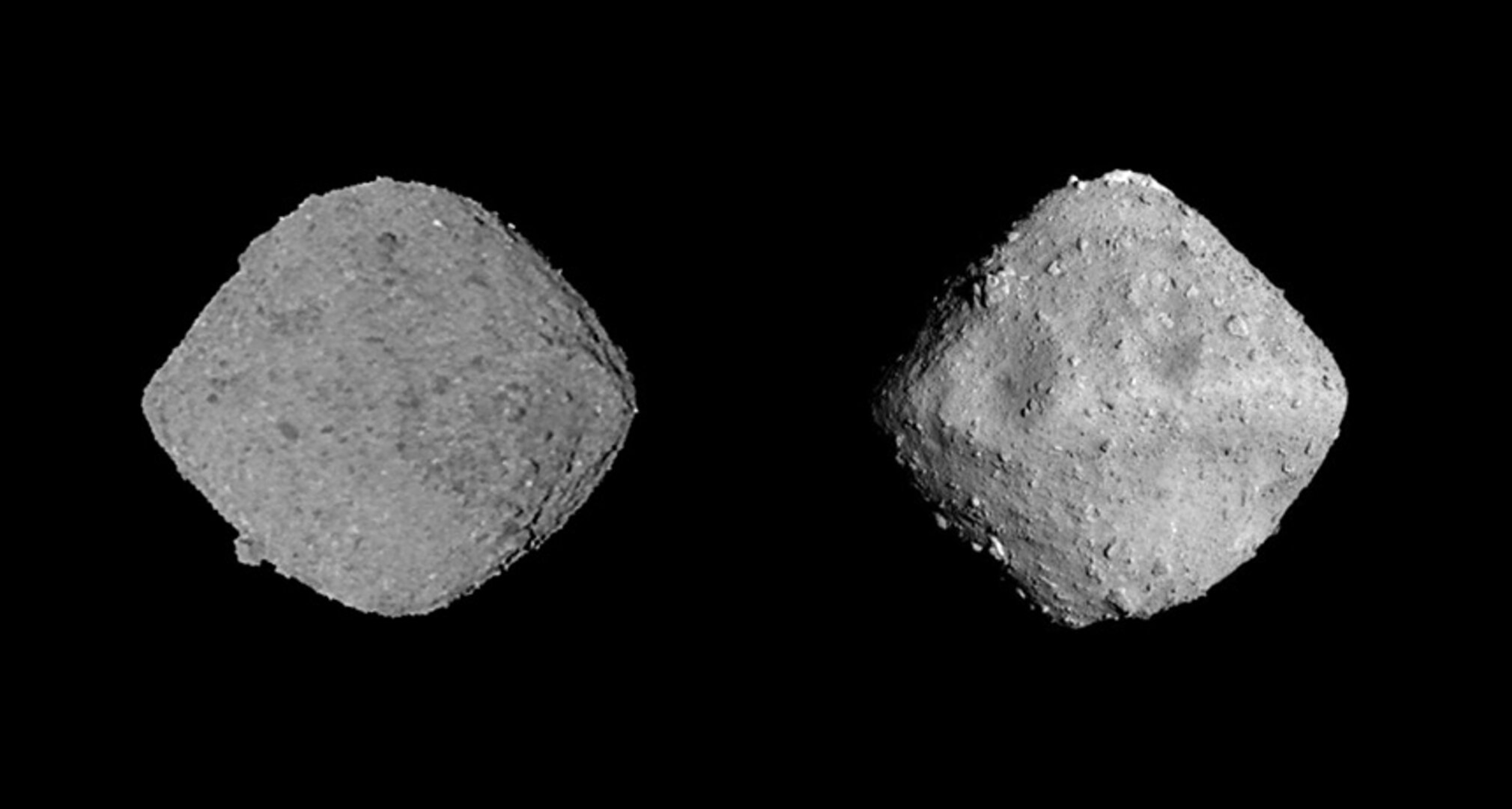 Images of asteroid Bennu. Credit: ESA