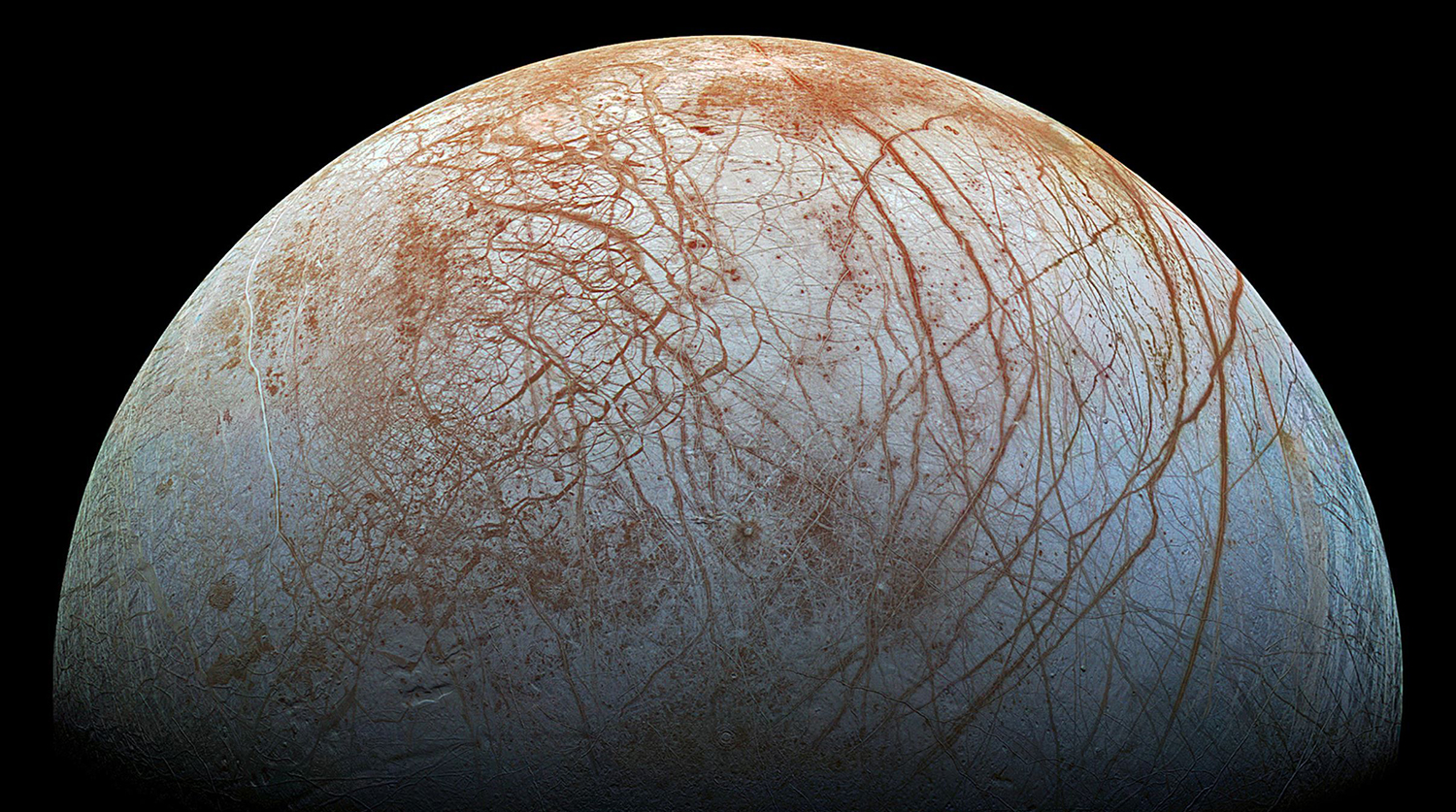 Scientists have a new theory about the distribution of oxygen and water in Europa's oceans. Credit: NASA