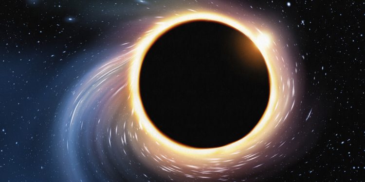 Artistic rendering of a Black Hole. Depositphotos.