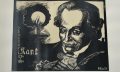 Portrait of Immanuel Kant by artist Valentin Grigoriev (1979). Art Museum — Photo by vodolej