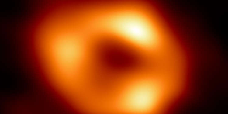 First image of the Supermassive black hole in the Milky Way. Credit: ESO