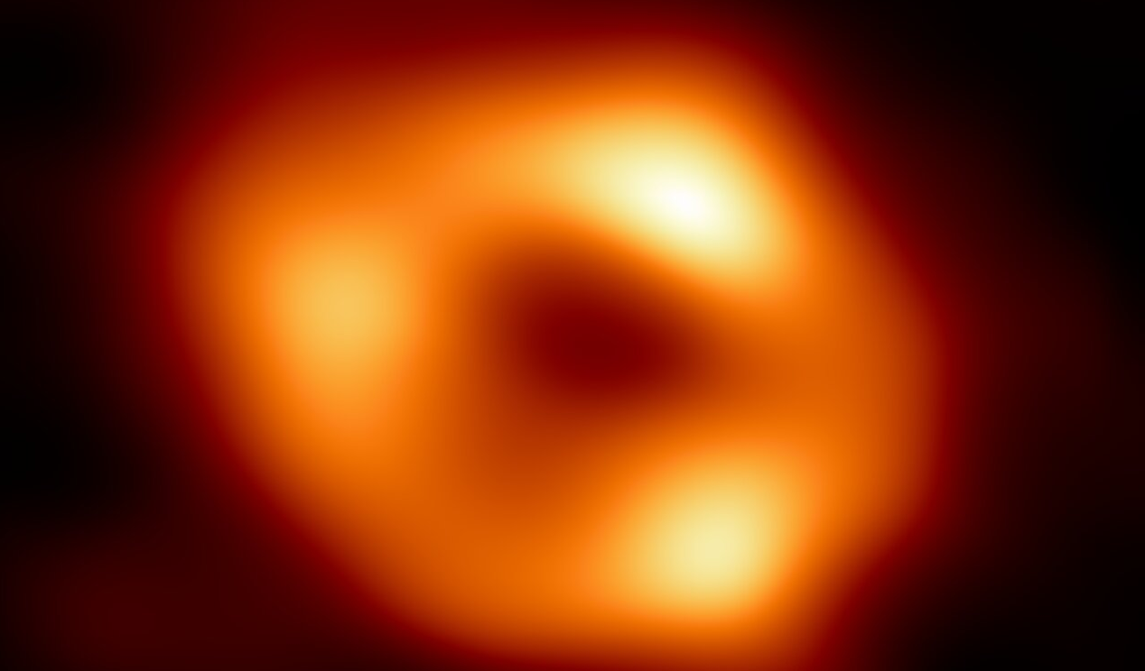 First image of the Supermassive black hole in the Milky Way. Credit: ESO