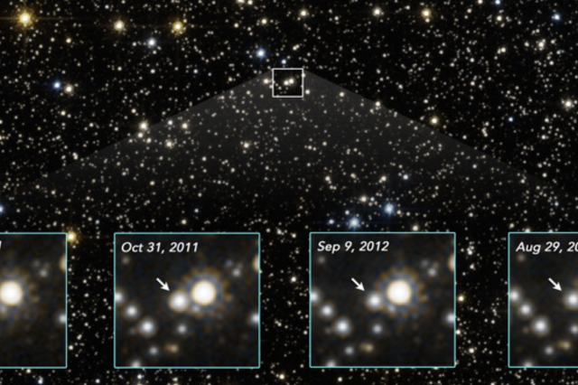 A photograph showing the potential free-floating Black Hole near the center of the Milky Way Galaxy. Image credit: NASA, ESA, Kailash Sahu(STScI), with image processing by STScI’s Joseph DePasquale