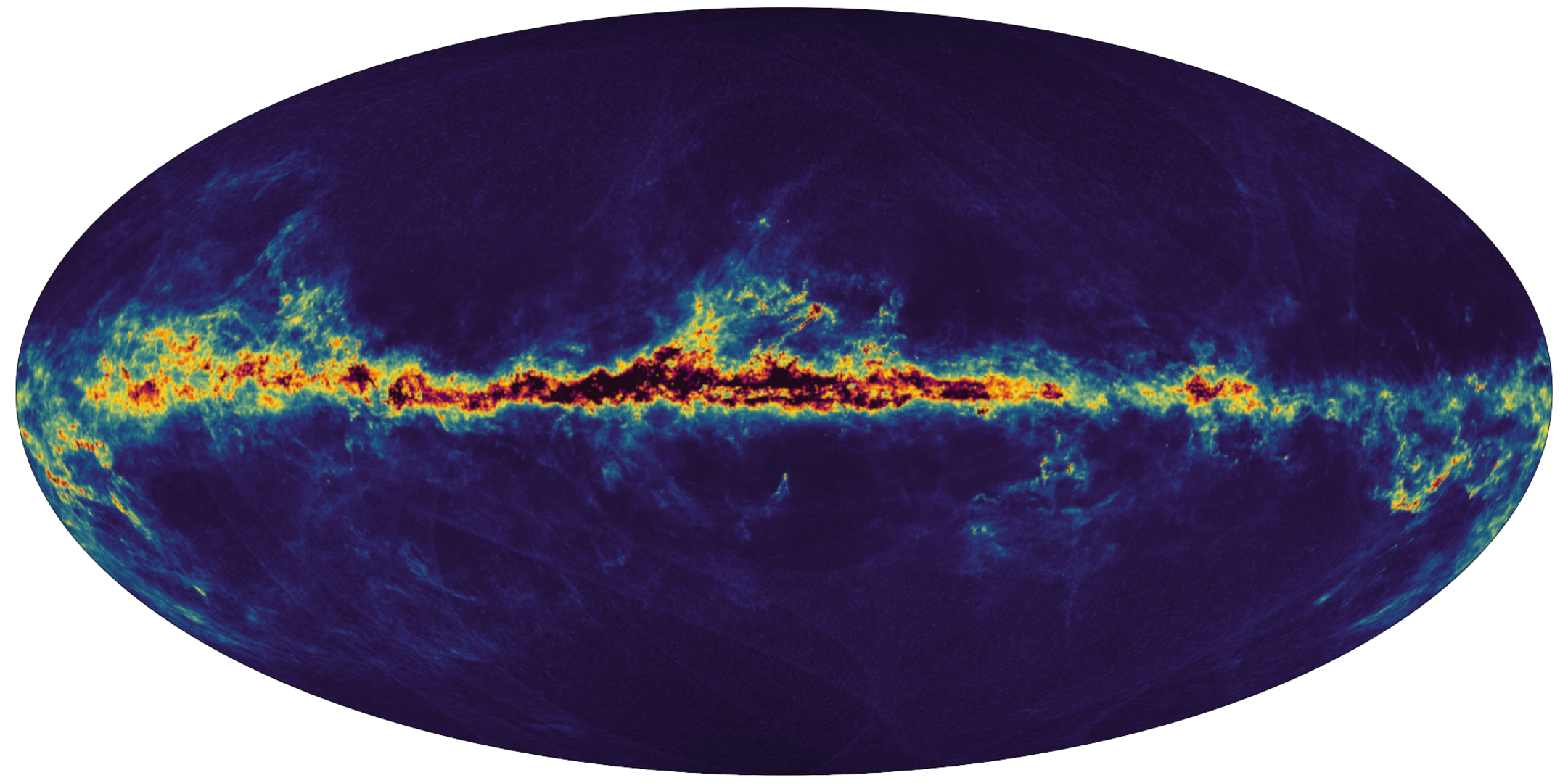 A map created by GAIA showing the interstellar medium and what is found between the stars. © ESA/Gaia/DPAC; CC BY-SA 3.0 IGO, CC BY-SA 3.0 IGO.