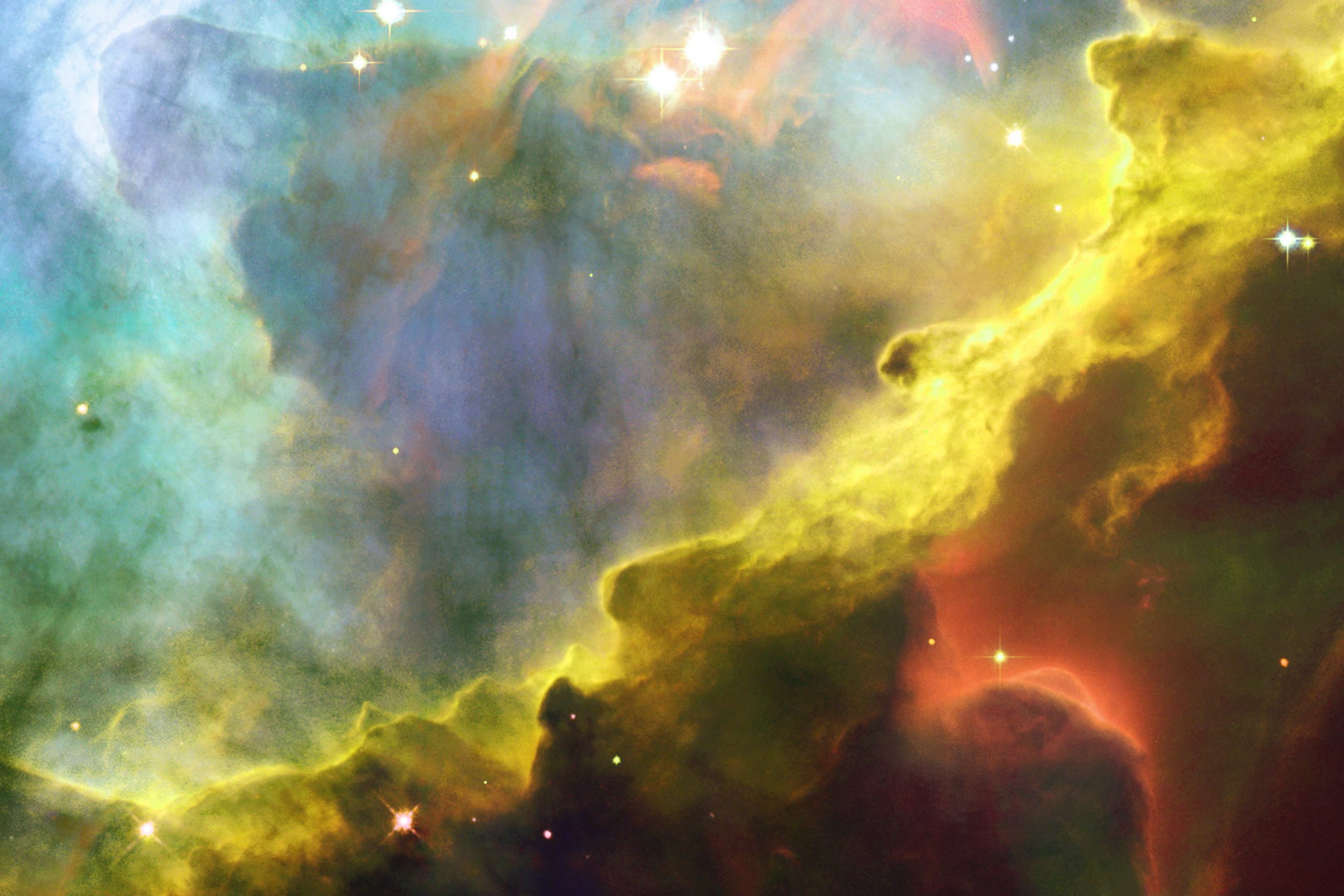 The Omega Nebula or Swan Nebula in outer space. Depositphotos.
