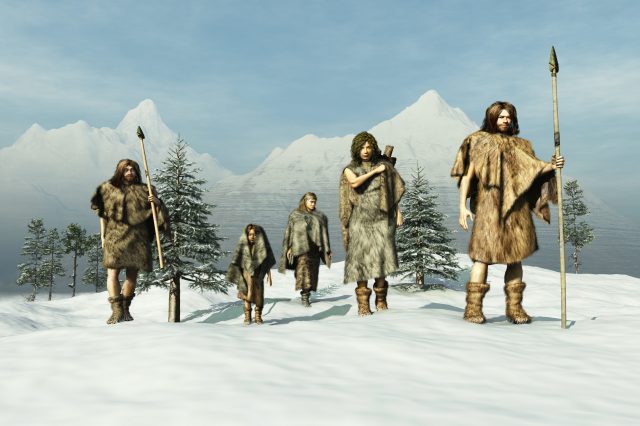 Ice Age Family illustration. Depositphotos.