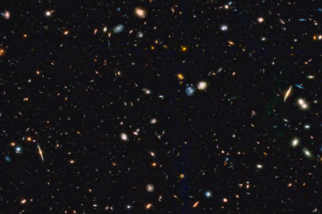 A photograph by the James Webb Space Telescope showing many galaxies. Image Credit: NASA, ESA, CSA, STScI.