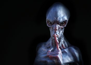 Could the galactic zoo theory explain why aliens haven’t contacted us yet? An illustration of an alien being. Depositphotos.