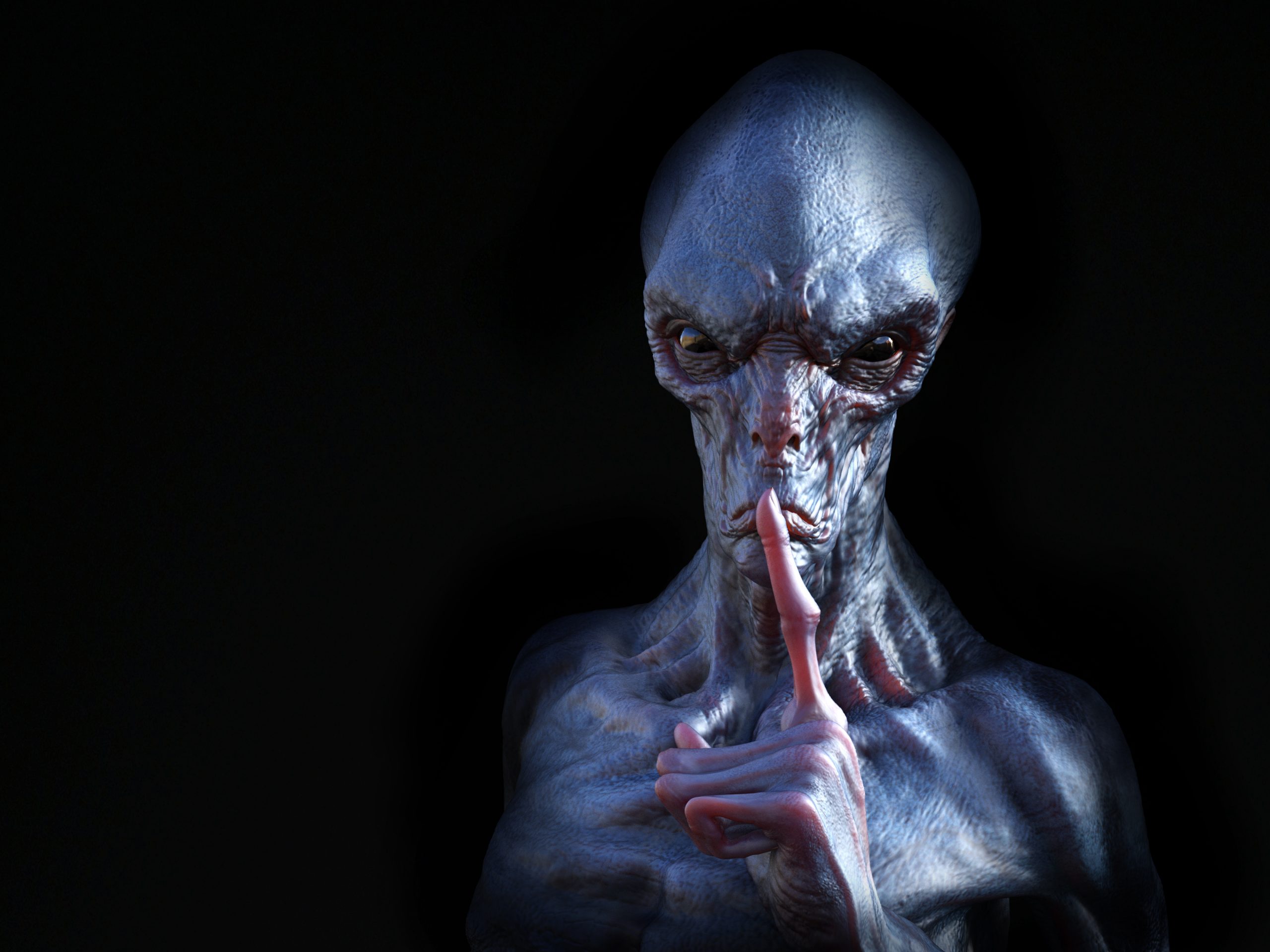 An illustration of an alien being. Depositphotos.