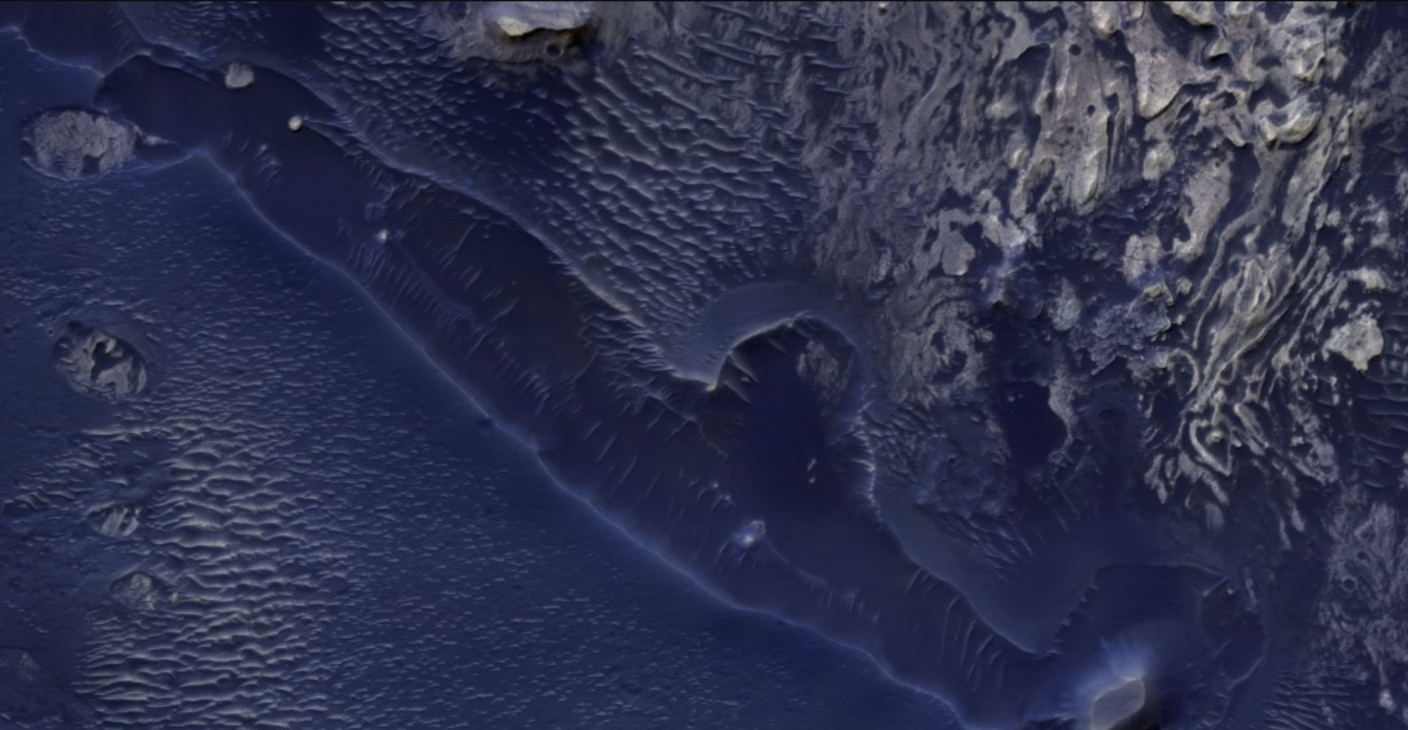 Layers in Northeast Meridiani Planum. Image Credit: NASA/JPL-Caltech/UArizona.