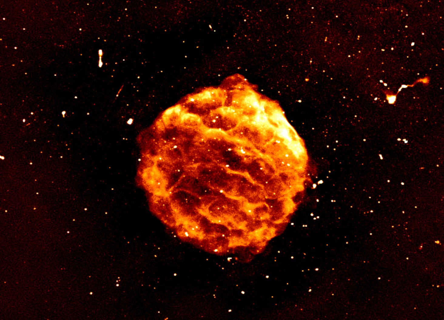 This is a photograph of a supernova remnant G261.9+5.5. Credits: Dr Wasim Raja/CSIRO, Dr Pascal Elah/Pawsey.