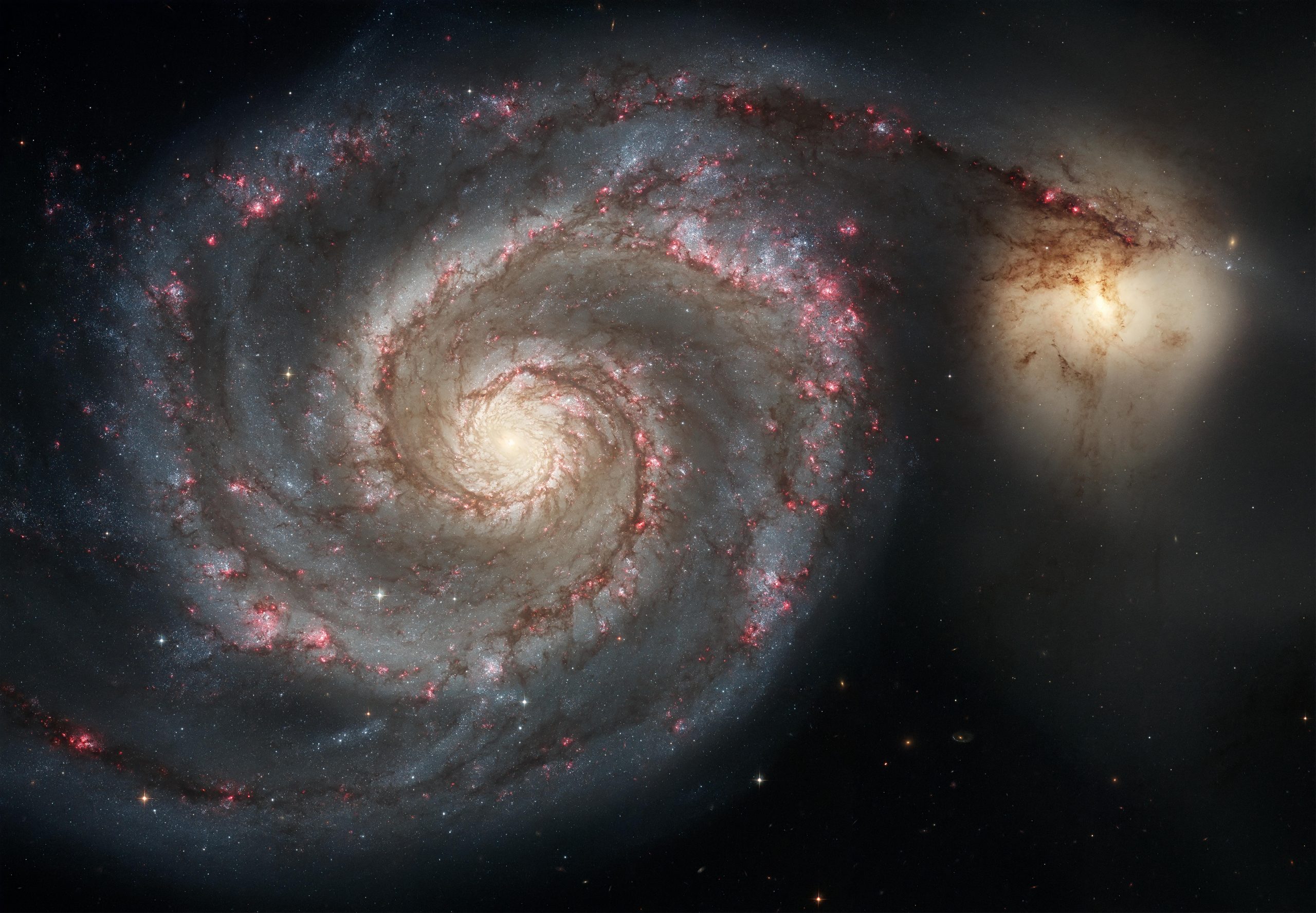 A photograph of a spiral galaxy. Depositphotos.
