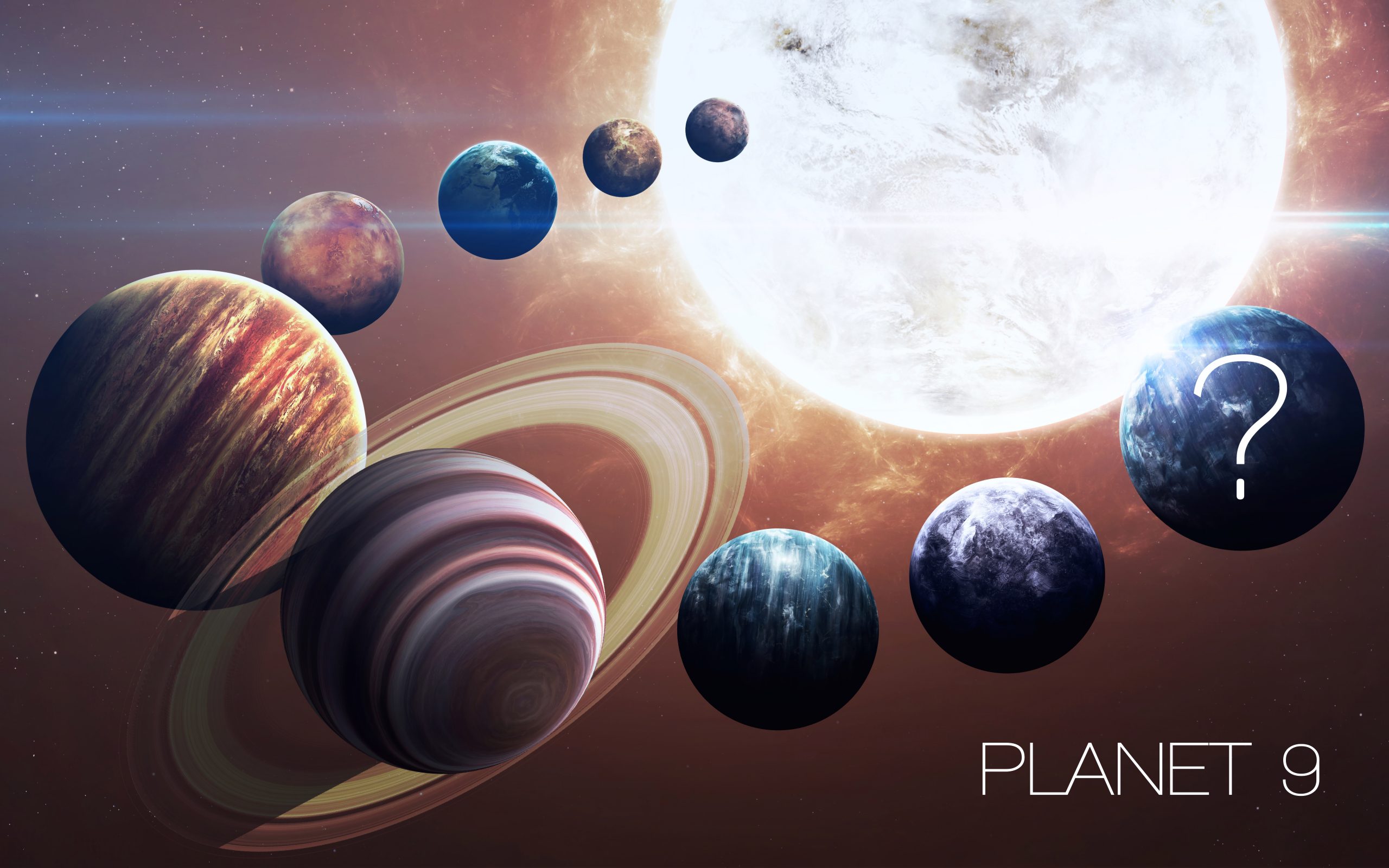 An illustration of planet nine. Depositphotos.