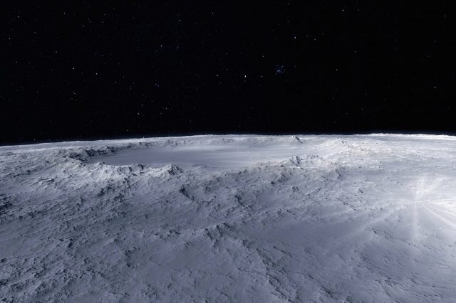 An illustration of the Lunar surface. Depositphotos.