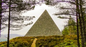 Queen Victoria's pyramid for Prince Albert on the Balmoral Estate, Ballanter, Scotland. Image Credit: Wikimedia Commons.