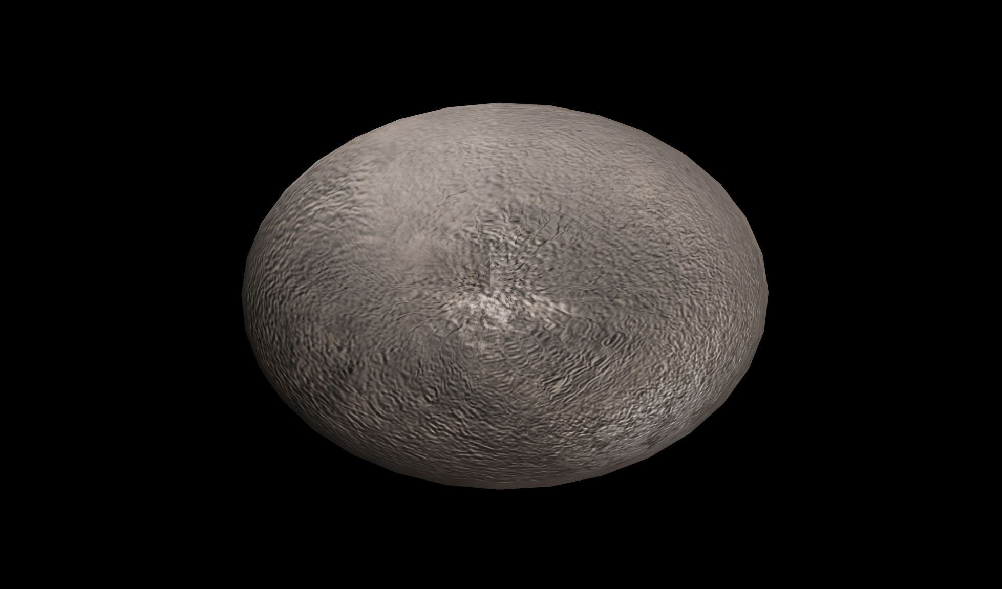 A 3D model of Haumea. Image Credit: Credits: NASA Visualization Technology Applications and Development.