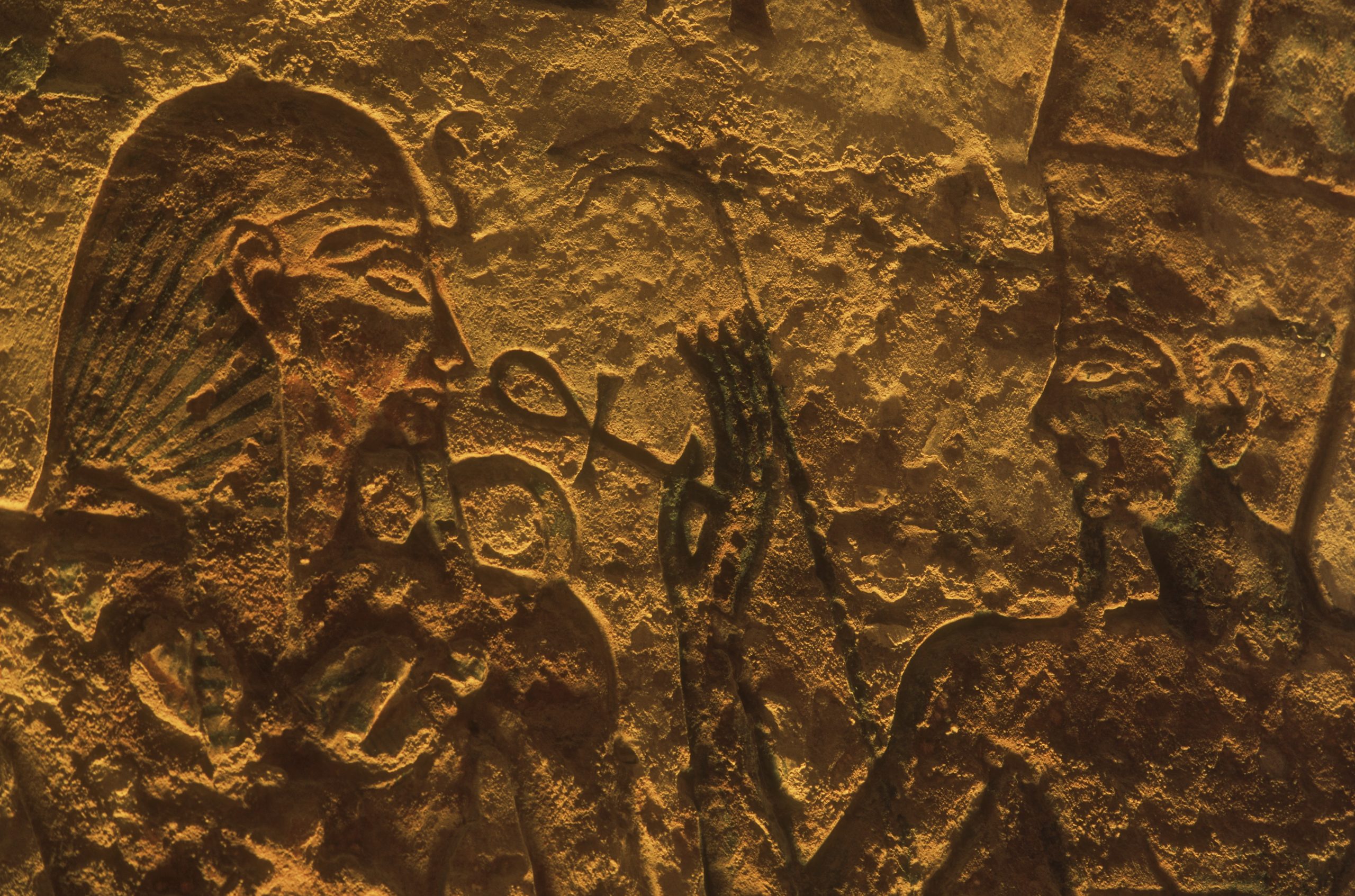 A photograph of ancient Egyptian symbols. Depositphotos.