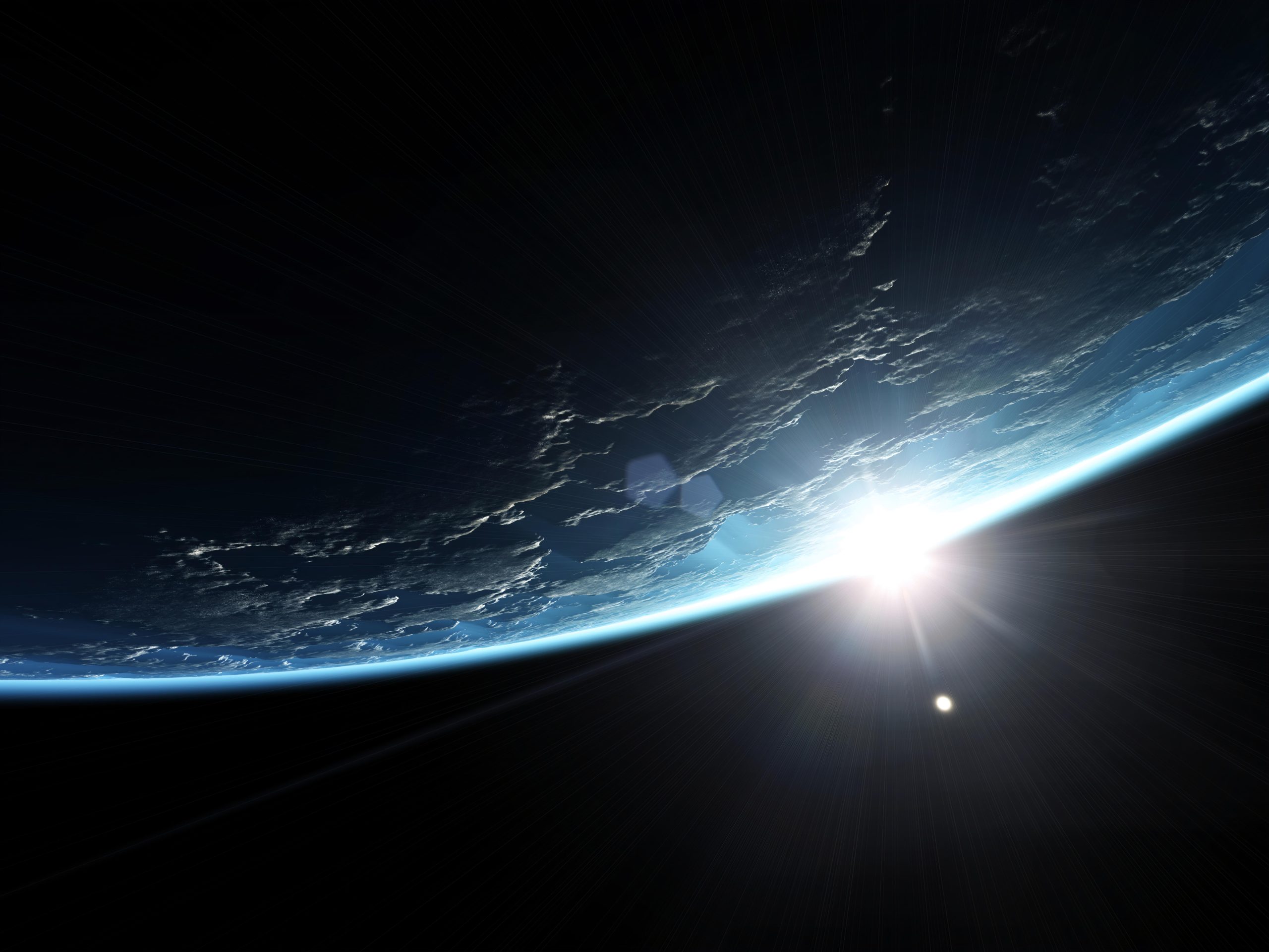 An illustration of planet Earth from space. Depositphotos.