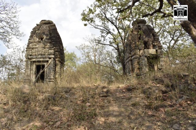 A photograph showing some of the temples found by archaeologists in India. Image Credit: Indian Archeological Survey.