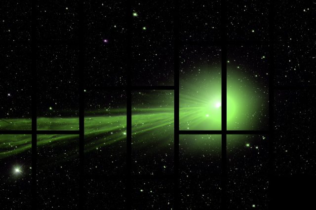 A stunning photograph of Comet Lovejoy. Photo: Marty Murphy, Nikolay Kuropatkin, Huan Lin and Brian Yanny; Dark Energy Survey.