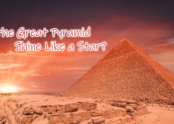 A photograph of the Great Pyramid at sunrise. Shutterstock_