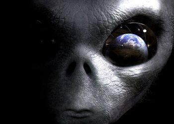 An illustration of an advanced alien civilization species.