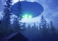 An illustration of a UFO. YAYIMAGES.