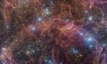 A cropped photo of the Veil supernova remnant. Image Credit: ESO/VPHAS+ team. Acknowledgement: Cambridge Astronomical Survey Unit.