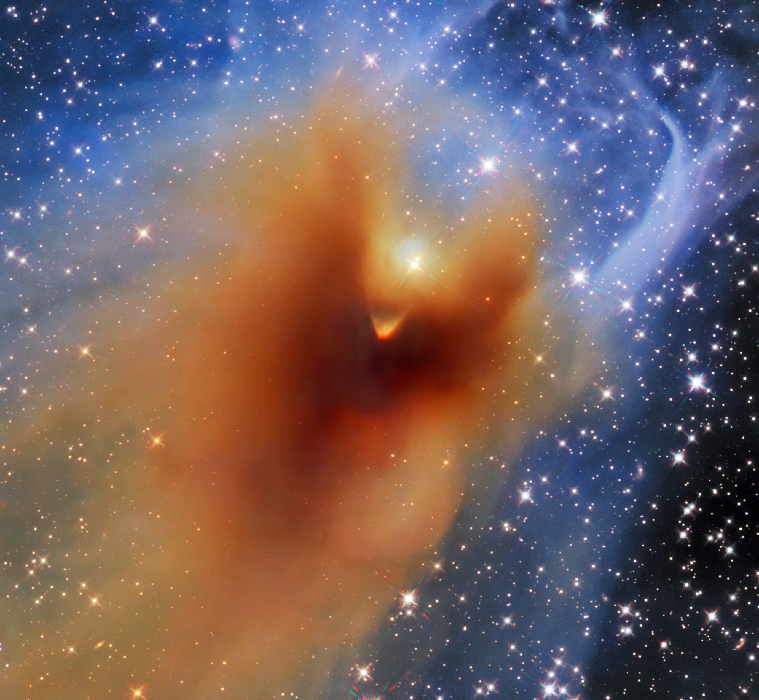 Hubble Views Cosmic Cloud CB 130-3 - SpaceRef