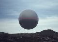An illustration of a UFO probe contorlled by superadvanced AI.
