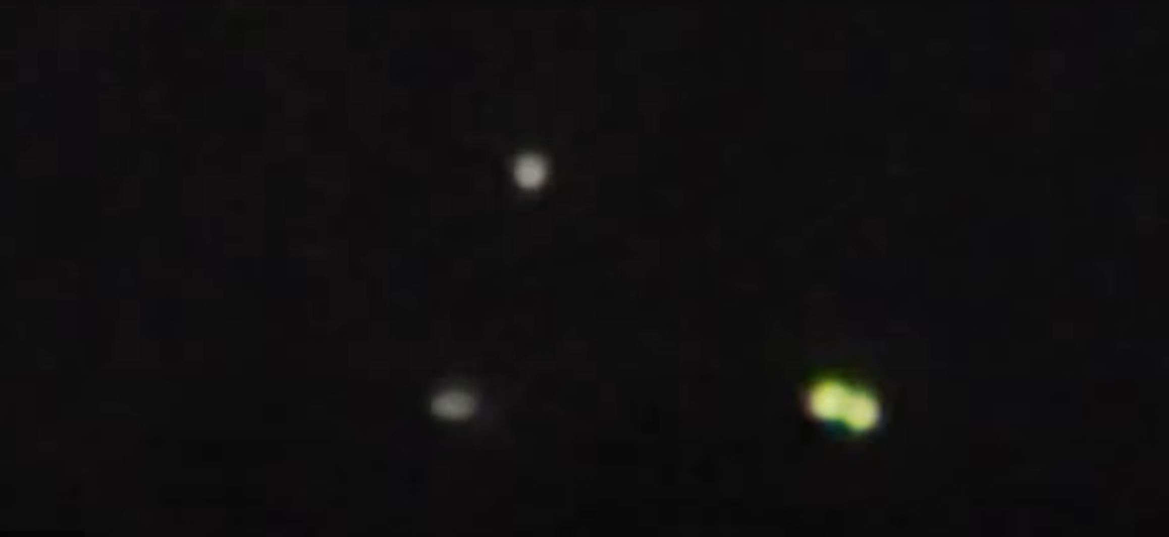 A screenshot of the UFOs. Image Credit: Jeremy Corbell.