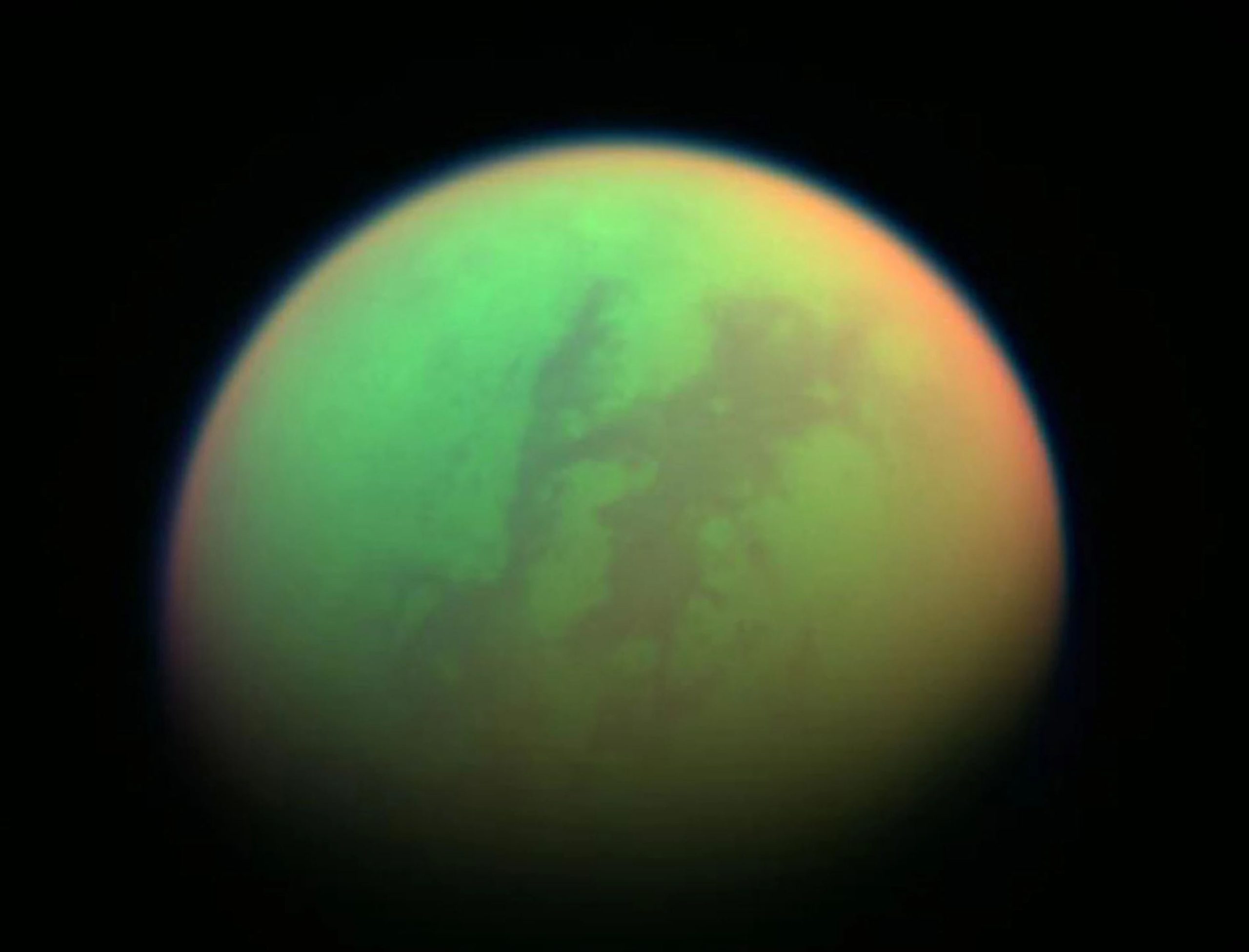 A photograph of Titan. Image Credit: Space Science Institute.