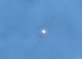 A screenshot of the video showing the Cube-shaped UFO. Image Credit: Twitter/ Twitter user Think Tank.