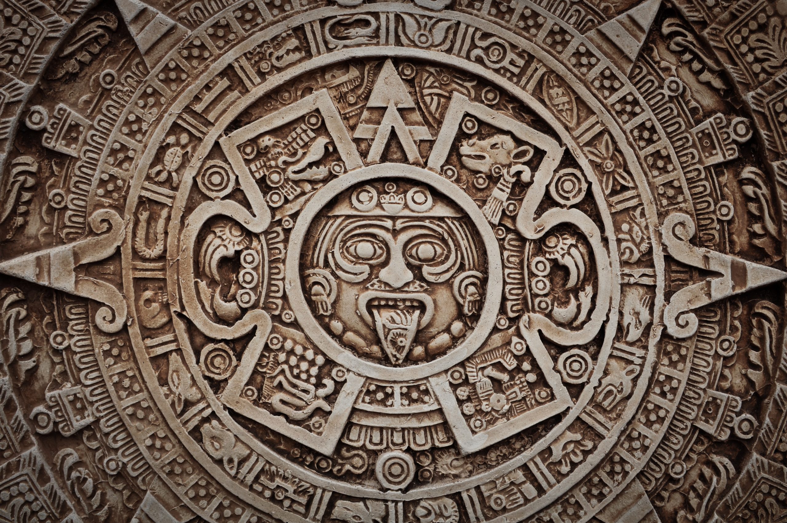 An illustration of the ancient Maya calendar. Yayimages.