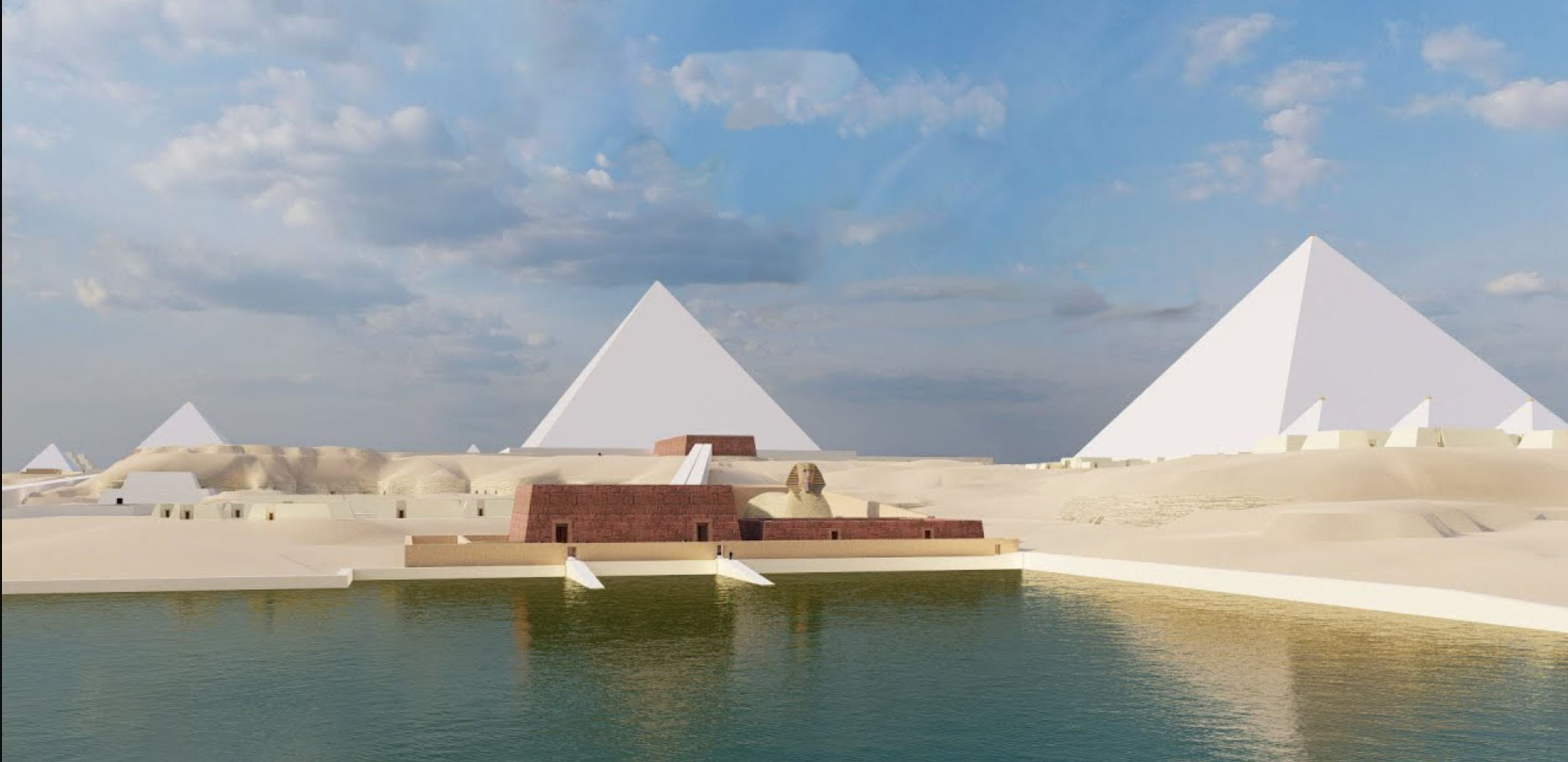 The White Stone Pyramids of ancient Egypt. YouTube.