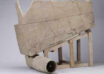 A reconstruction of the oldest toilet on Earth, dating back to 2,400 years ago. Image Credit: China Daily.